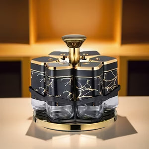 360° Rotating Spice Carousel Rack